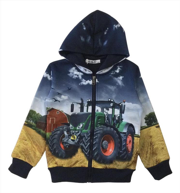 Gilet bleu foncé avec Fendt