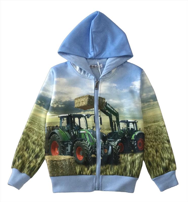 Hellblaue Weste mit 2 Fendten