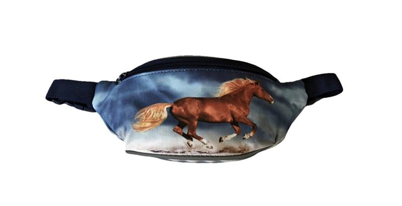 Niedliche Bauch tasche mit braunem Pferd