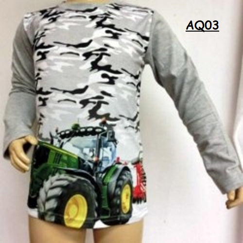 Longsleeve John Deere met schijvenegg