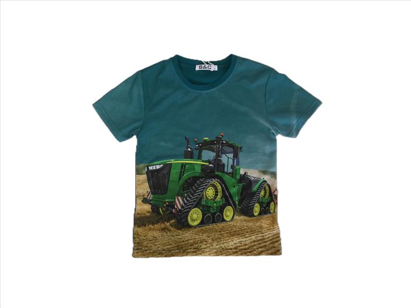 Blauw shirt met John Deere