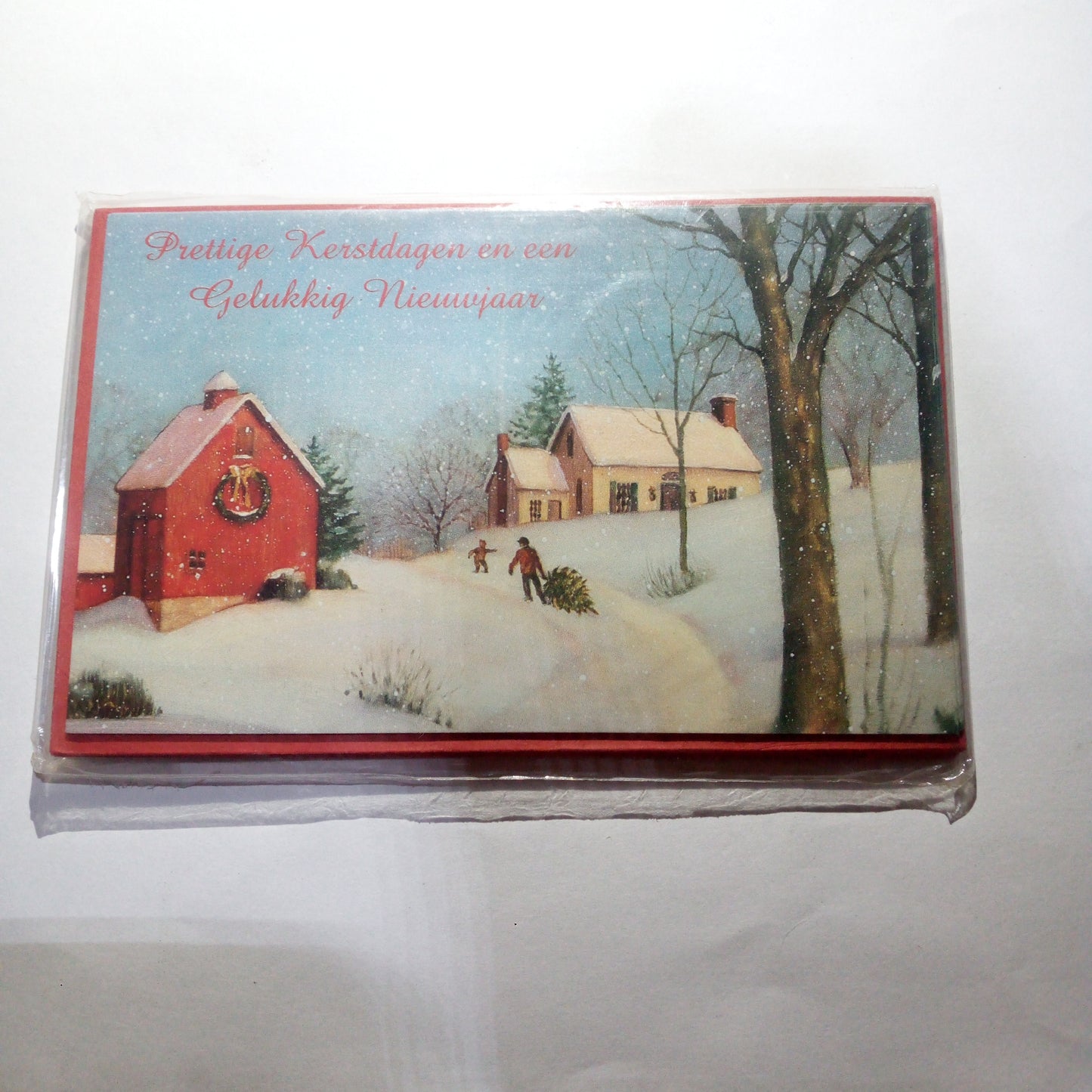 Christmas cards village