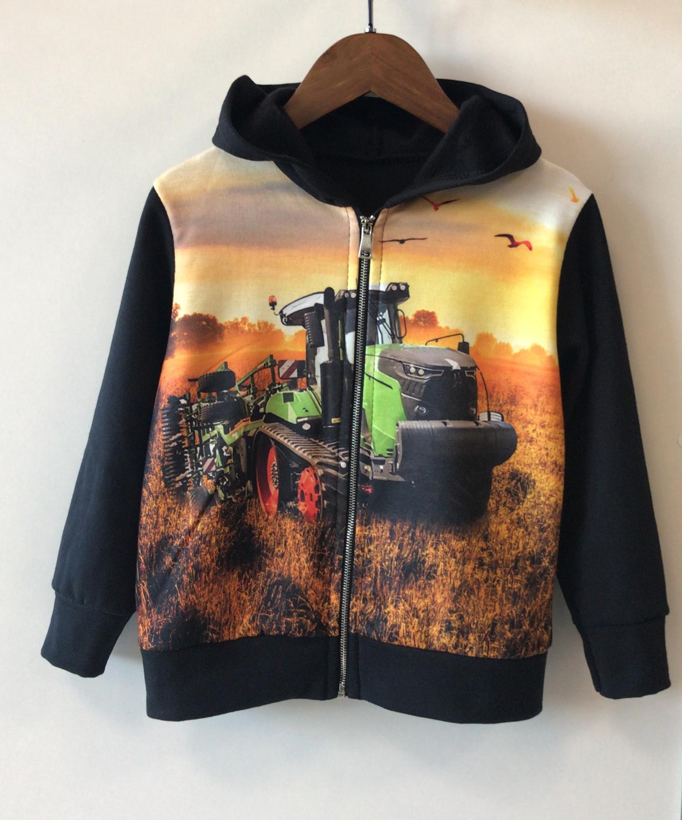 Dark blue Vest with Fendt with Caterpillar tracks