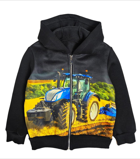 Zwart vest met trekker New Holland
