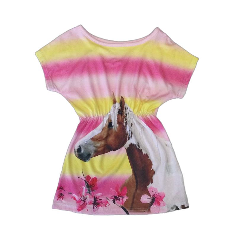 Horse dress with horse and foal