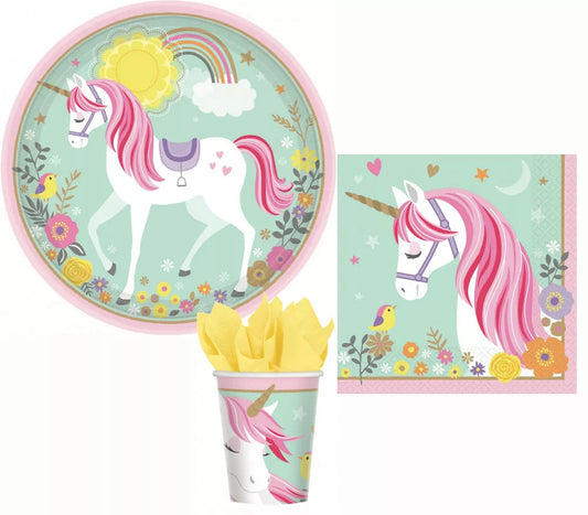 Party set unicorn 32 pieces