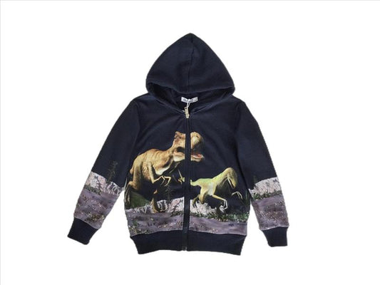 Dark Blue Cardigan Dinosaur