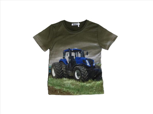 Chemise verte avec New Holland
