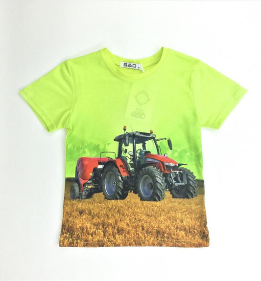 Geel Tractorshirt Massey Ferguson