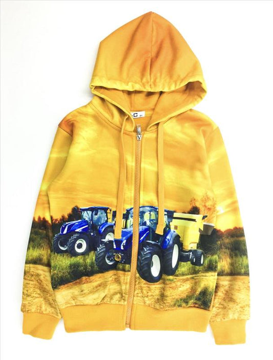 Gelbe Weste mit New Holland