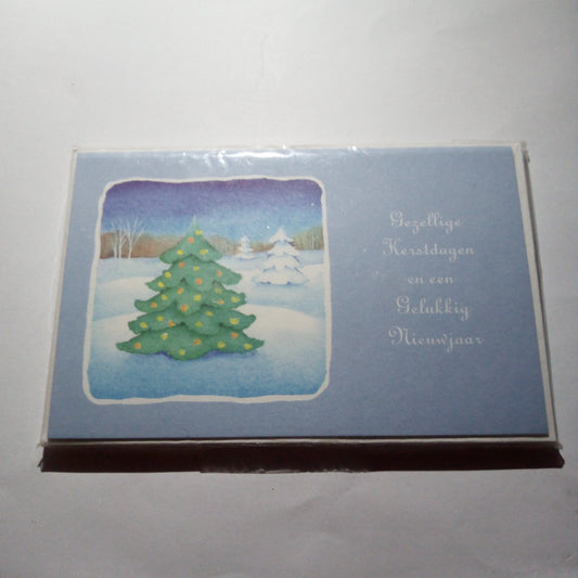Kerstkaarten kerstboom