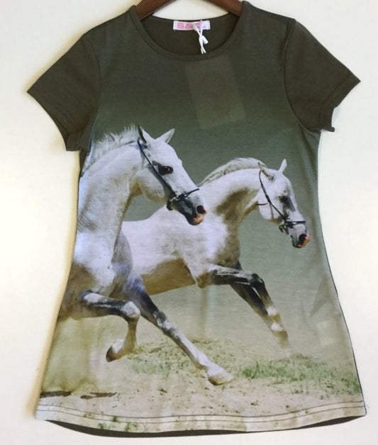 Paardenshirt met 2 paarden
