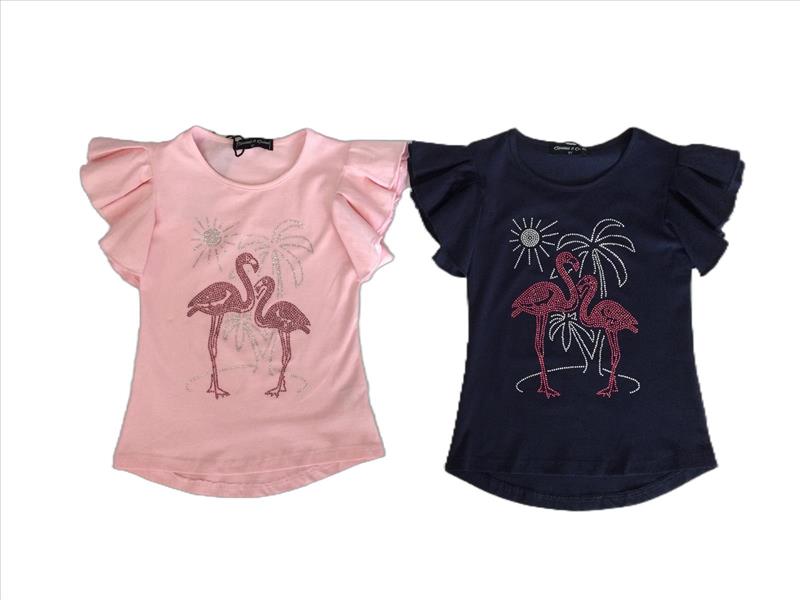 Chemise flamant rose