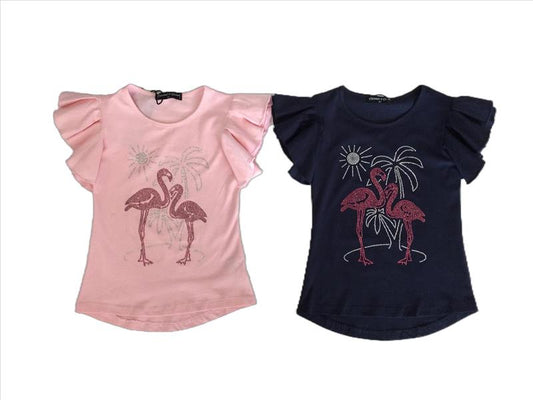 Chemise flamant rose